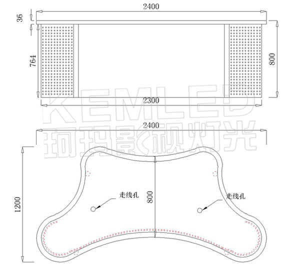 新聞/訪(fǎng)談演播桌KM-BYZ210
