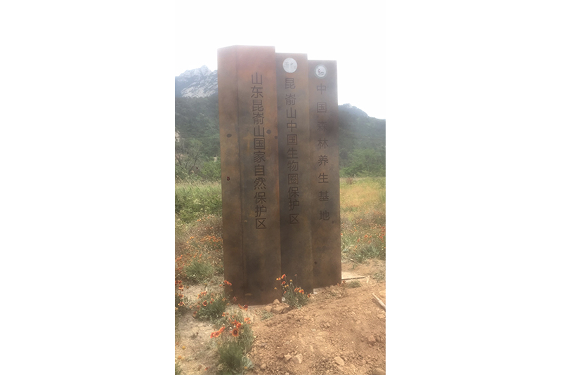 耐候鋼廣告_昆崳山