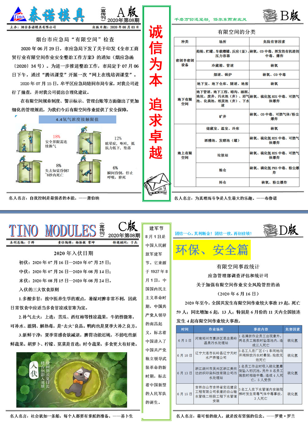 泰諾模具月報8